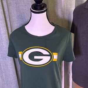 Green Bay Packers Women's Green Short Sleeve Tee Size L